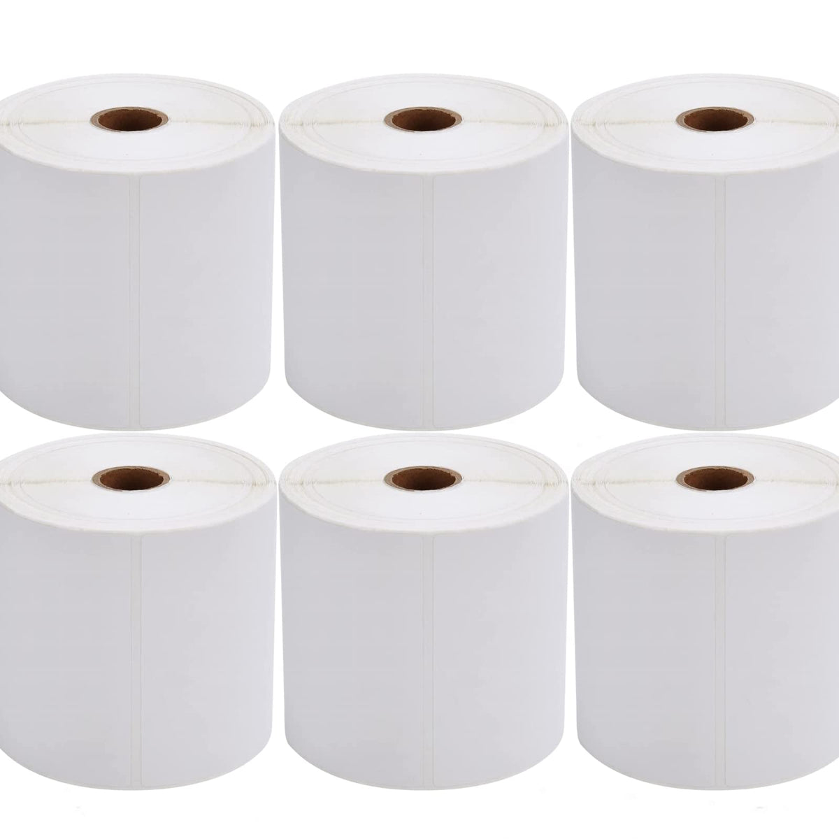 9527 Product Fanfold 4 x 6 Direct Thermal Labels White Perforated Shipping Labels, 500pcs per Stack,1 Stack