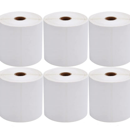 4x6 Thermal Shipping Labels, 500 Fanfold Perforated Labels