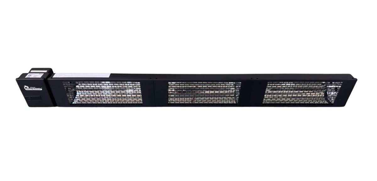 DR. INFRARED HEATER Portable Infrared Indoor and Outdoor Space Heater for Patio, Garage, Commercial & Residential With Remote Control, With Thermostat, Black
