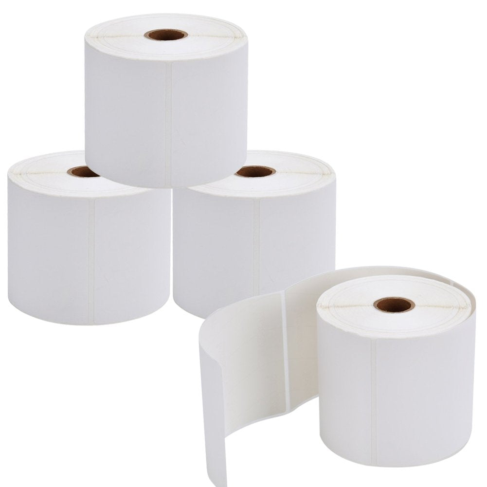 4x6 Thermal Shipping Labels, 500 Fanfold Perforated Labels