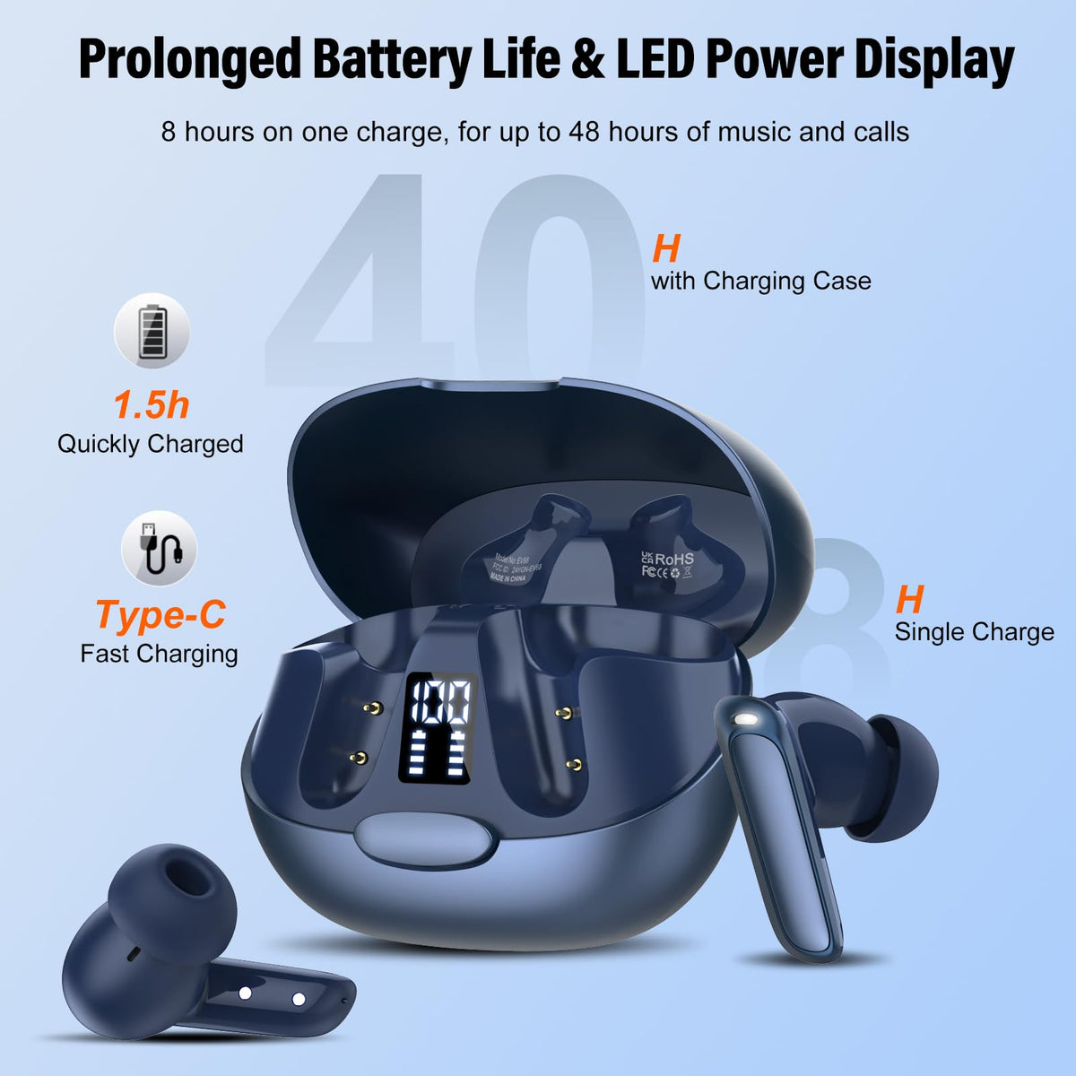 Translator Earbuds, Real Time AI Language Translation Earbuds