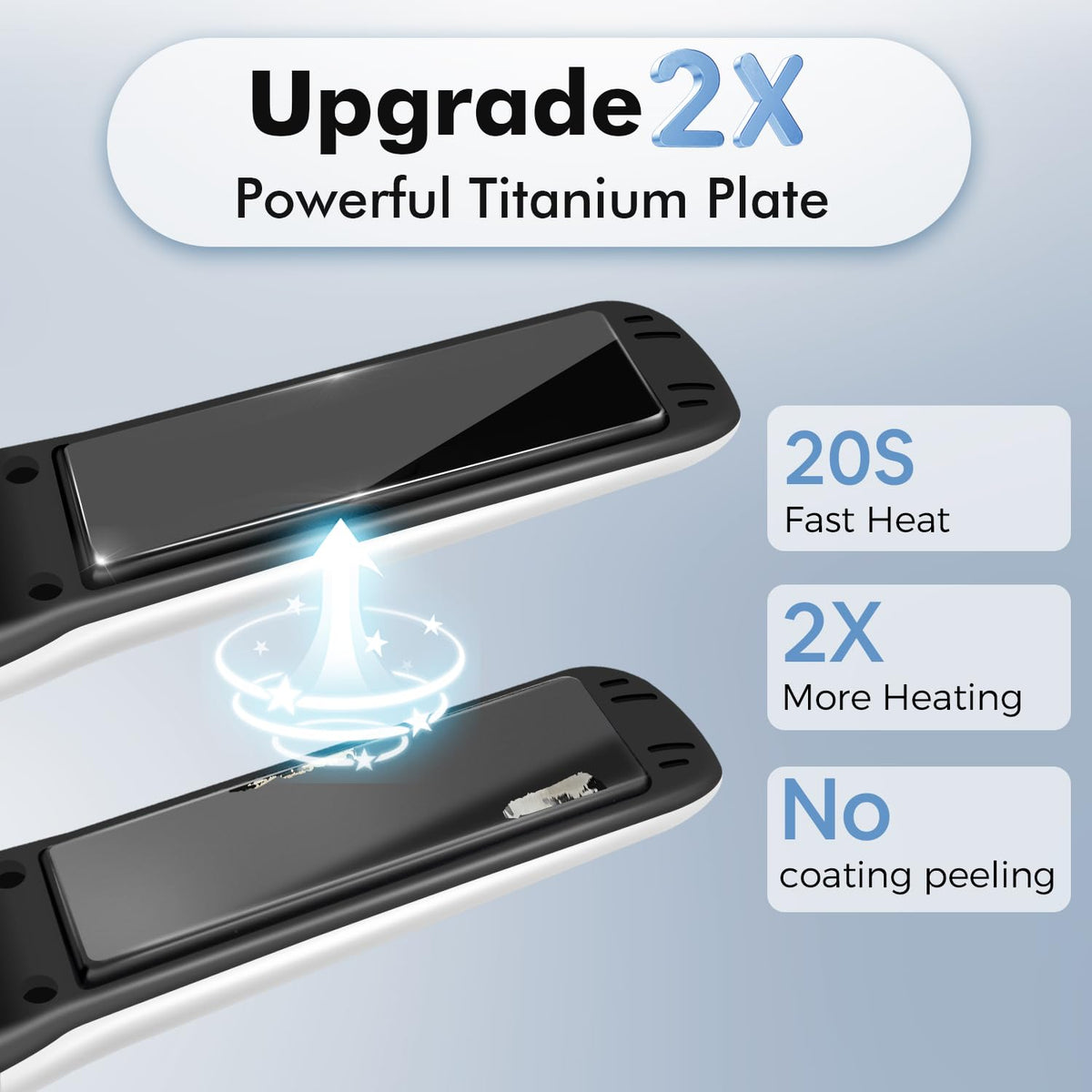 Cordless Hair Straightener, USB-C Rechargeable Travel Flat Iron