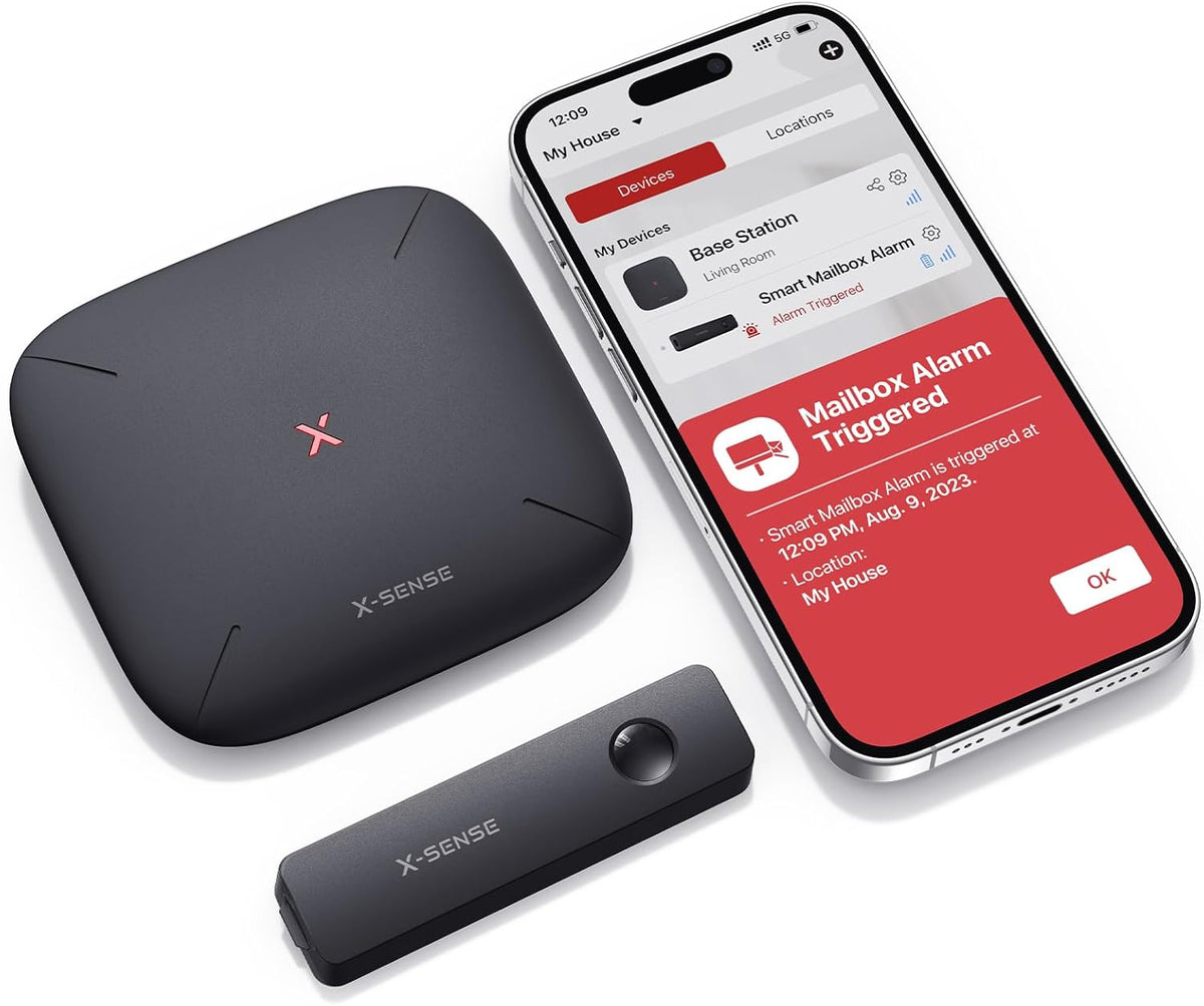 Smart Mailbox Sensor with App Alerts, Mail Delivery Notification