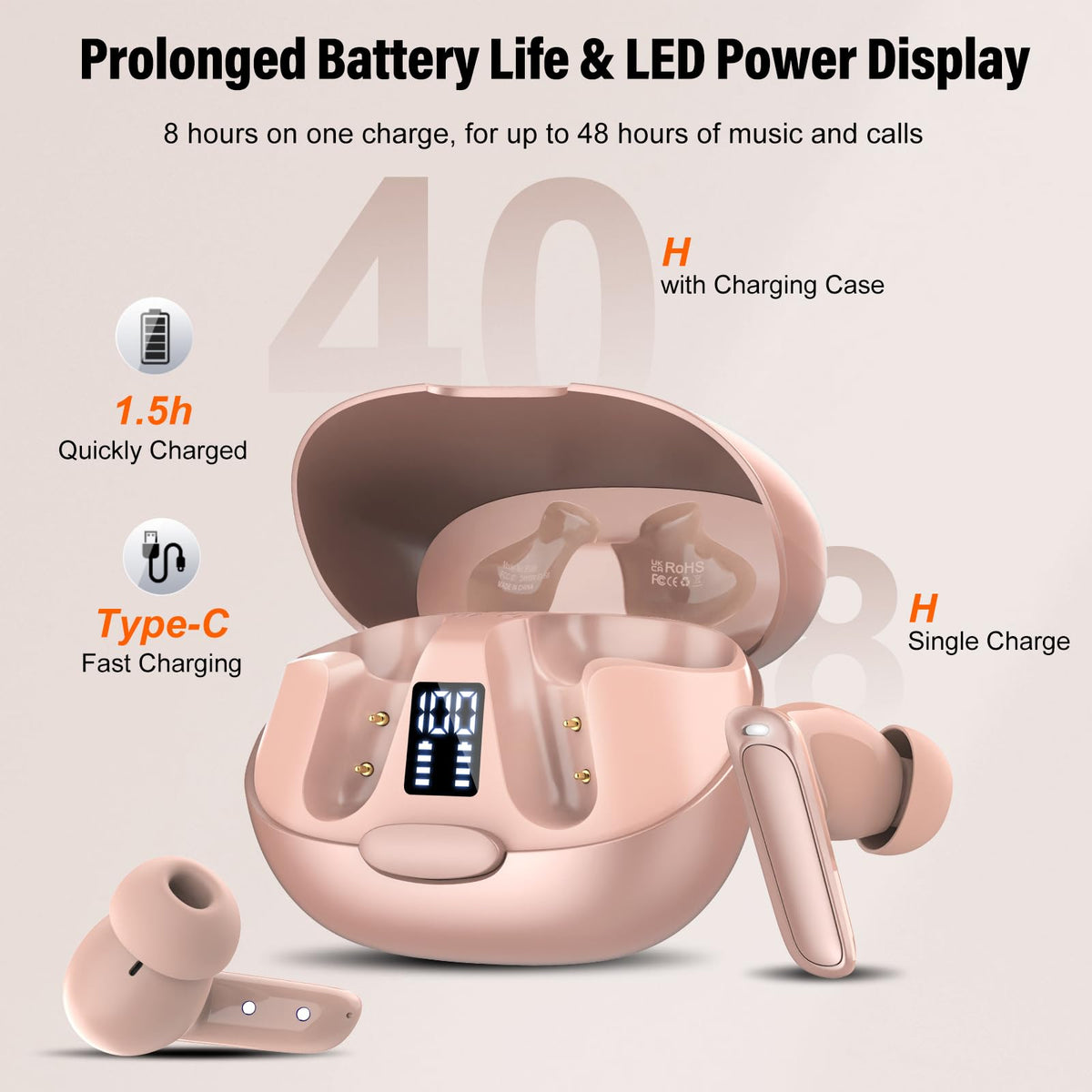 AI Language Translation Earbuds, 3-in-1 Translator Earbuds Real Time