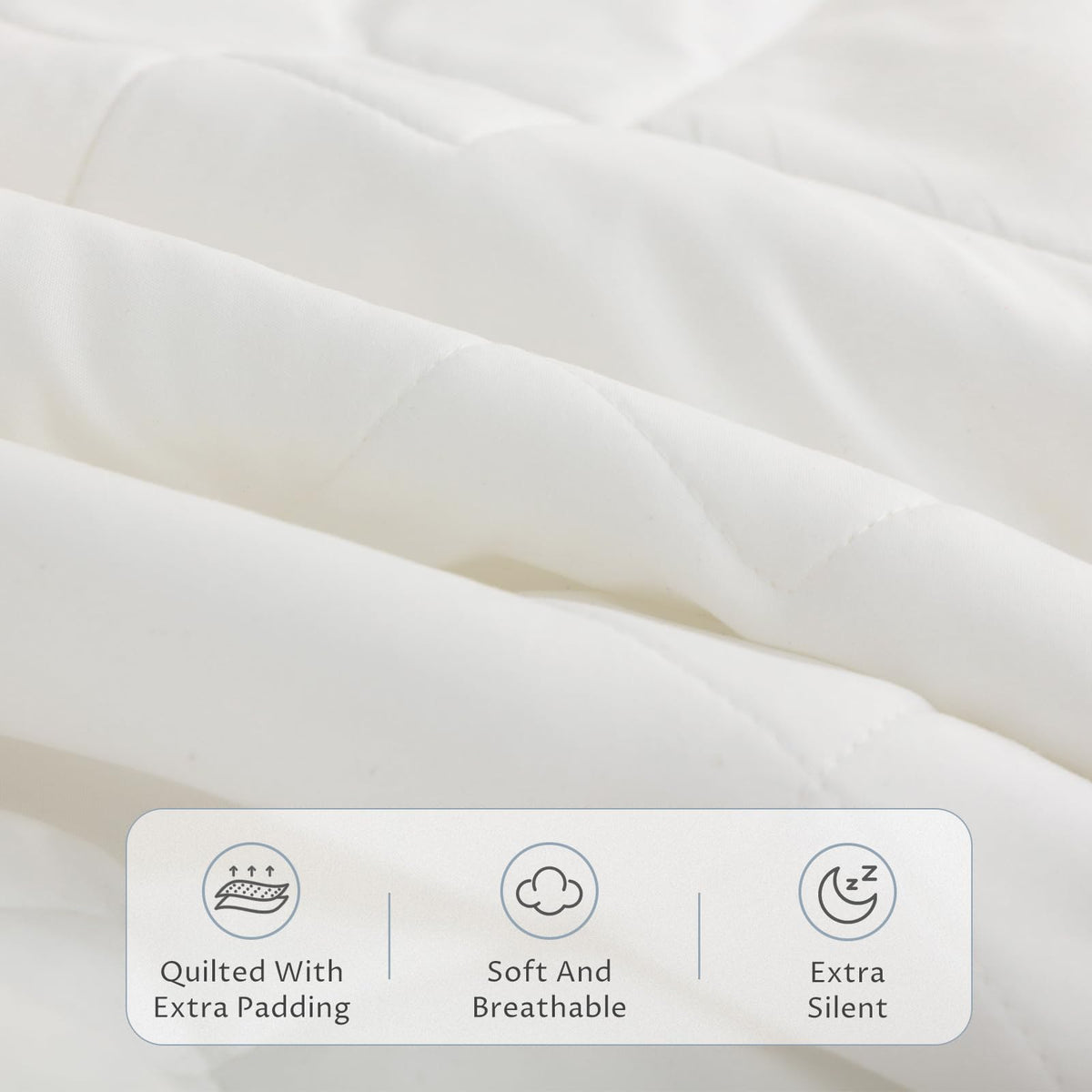 Heated Mattress Pad Queen, 3D Air Fabric, Preheat & Memory for Cold Winter