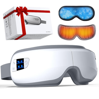 Eye Massager with Heat & Bluetooth Music, Heated Eye Mask