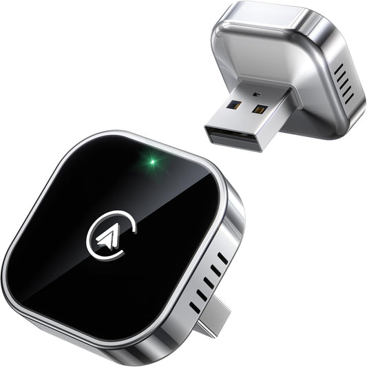 Wireless CarPlay Adapter & Android Auto Adapter 2 in 1