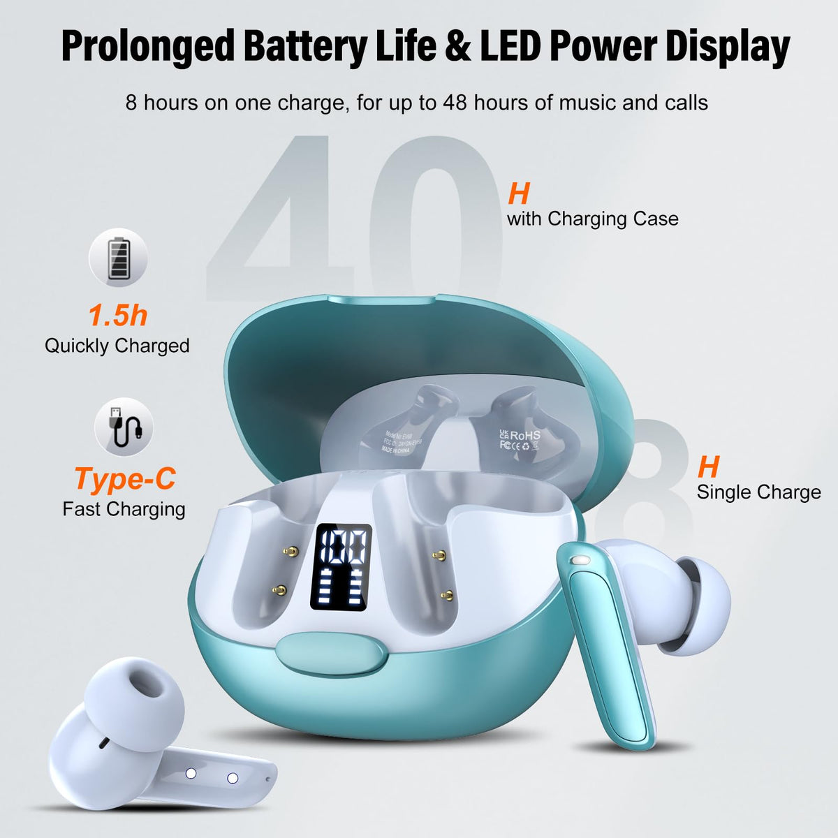 AI Language Translation Earbuds, 3-in-1 Translator Earbuds Real Time