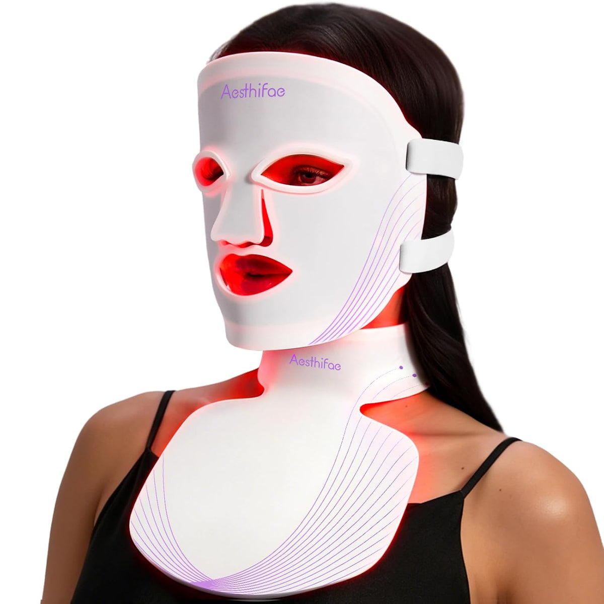 Red Light Therapy Mask for Face and Neck with 468 LEDs