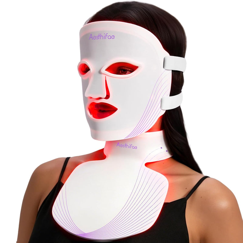 Red Light Therapy Mask for Face and Neck with 468 LEDs