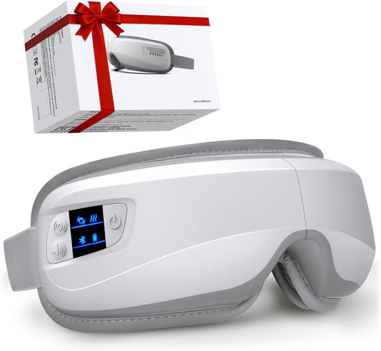 Eye Massager with Heat & Bluetooth Music, Heated Eye Mask