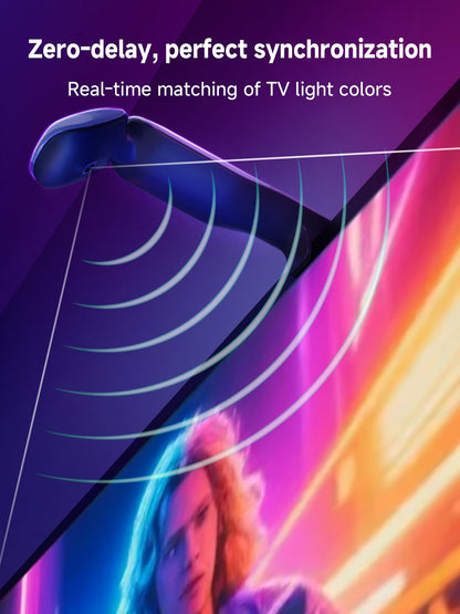 TV Backlight with Camera Sync, 13.7ft LED Strip for 45-65 in TV, App Control