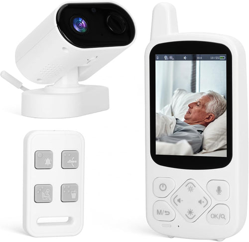 Elderly Monitor with Camera, Two Way Talk & Call Button, No WiFi Needed