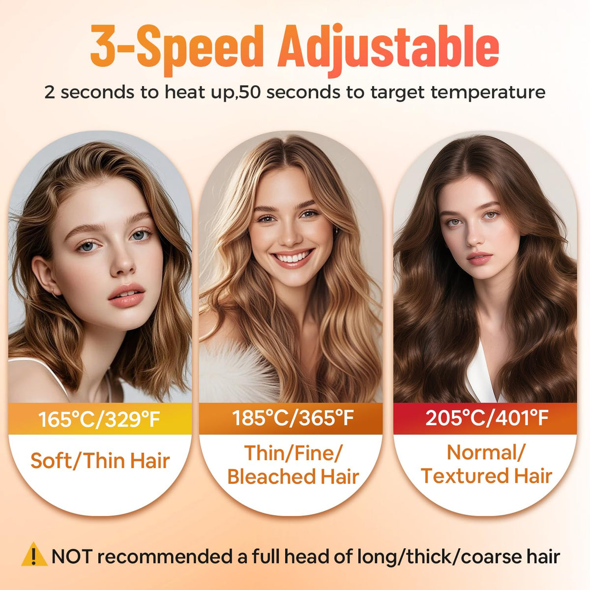 Cordless Hair Straightener, USB-C Rechargeable Travel Flat Iron