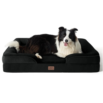 Orthopedic Dog Bed for Large Dogs, Washable Cover