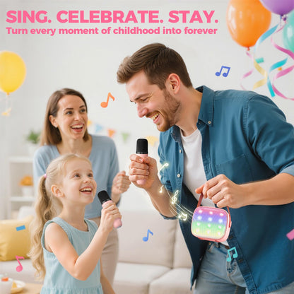 YLL Karaoke Machine for Kids, Birthday Gifts for Girls 3 4 5 6 7+Years Old