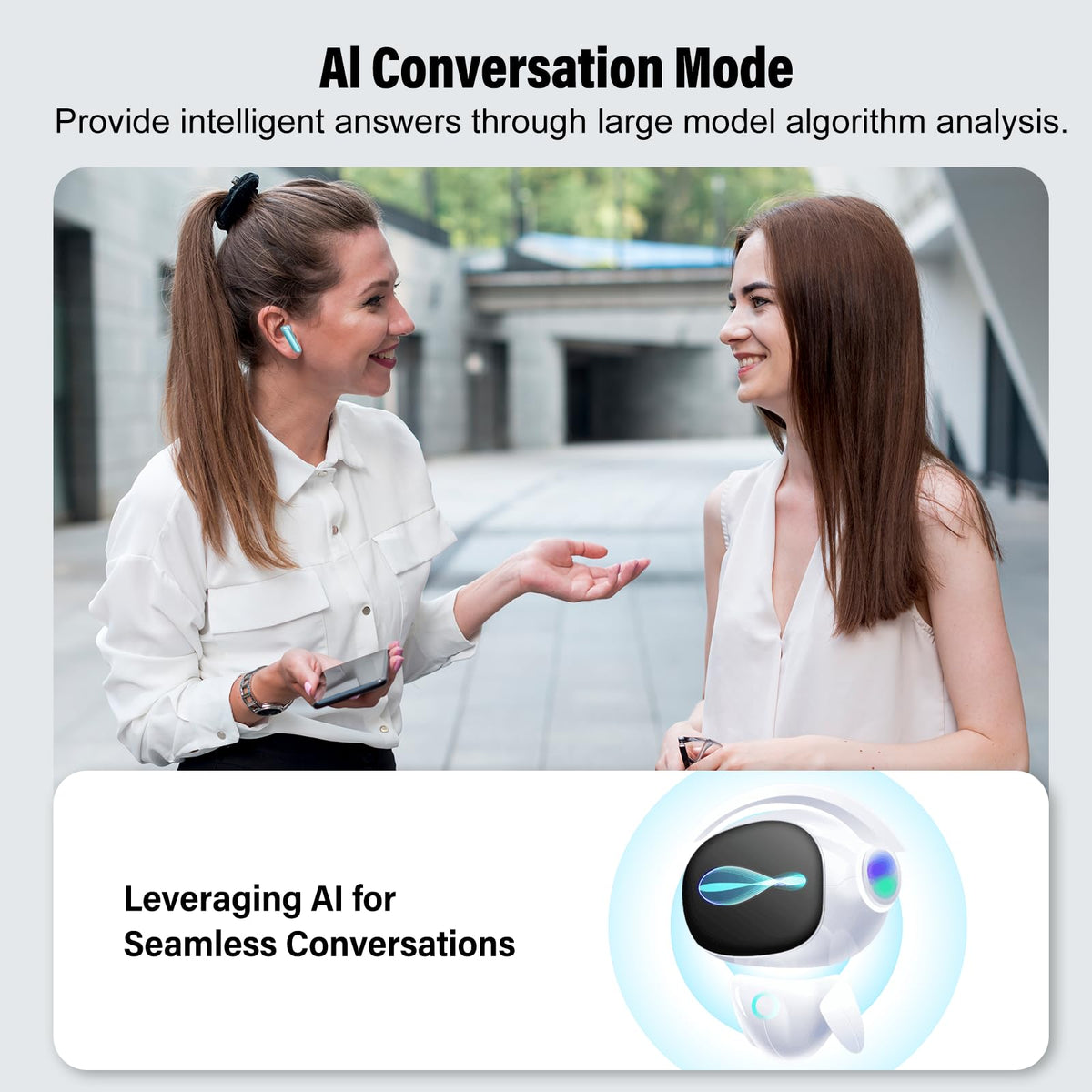 AI Language Translation Earbuds, 3-in-1 Translator Earbuds Real Time