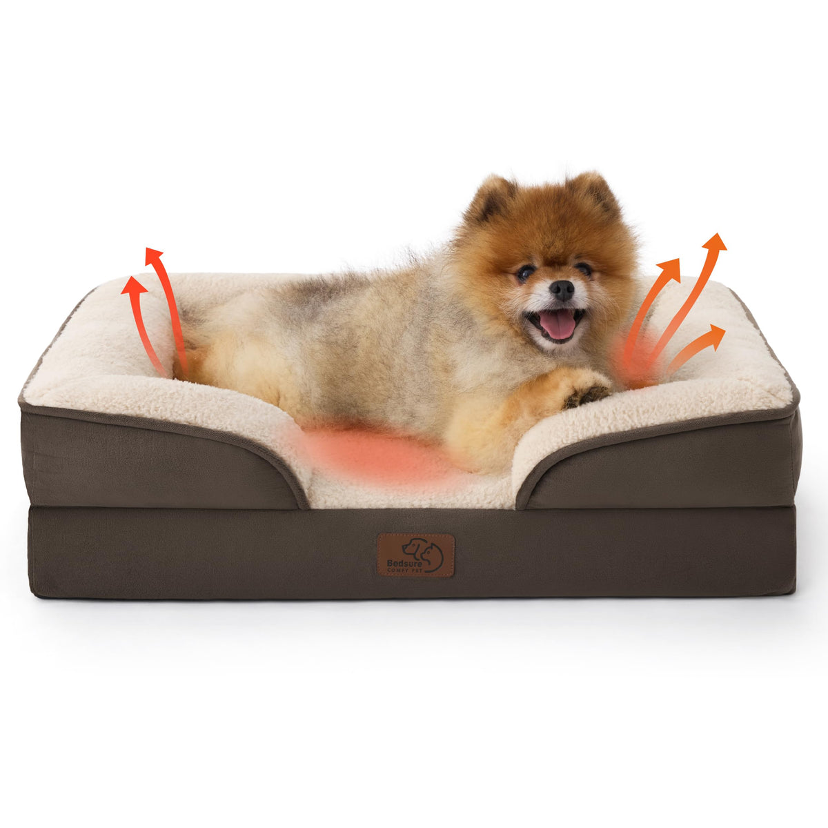Orthopedic Dog Bed for Large Dogs, Washable Cover