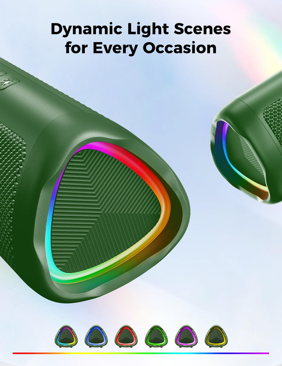 Portable Bluetooth Speaker 20W, IPX5 Waterproof, 24H Playtime