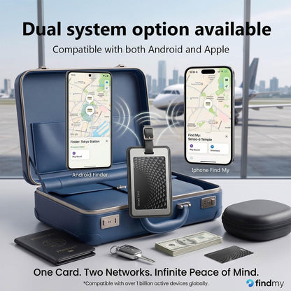 Wallet Tracker Card 2 Pack, Bluetooth Item Finder for iOS & Android