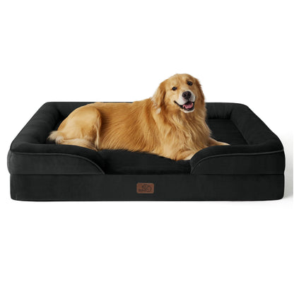 Orthopedic Dog Bed for Large Dogs, Washable Cover