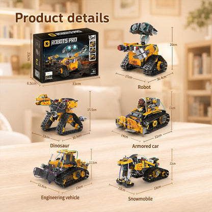 STEM Robot Building Kit with Remote Control STEM Gift for BoysAges 8-13