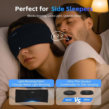 Sleep Headphones Bluetooth Headband for Side Sleepers