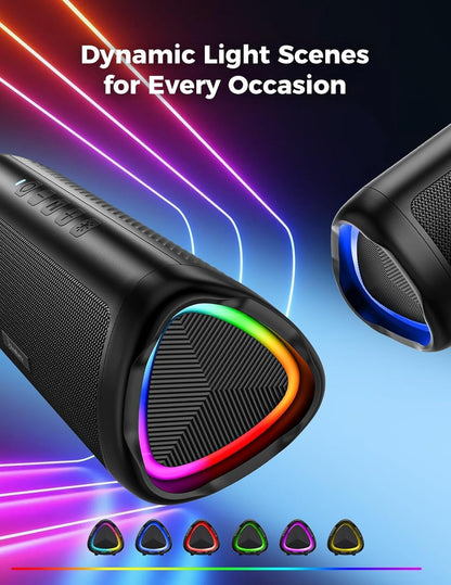 Portable Bluetooth Speaker 20W, IPX5 Waterproof, 24H Playtime