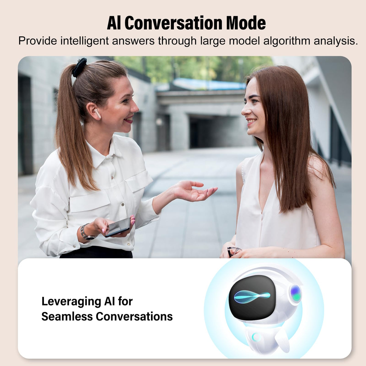AI Language Translation Earbuds, 3-in-1 Translator Earbuds Real Time