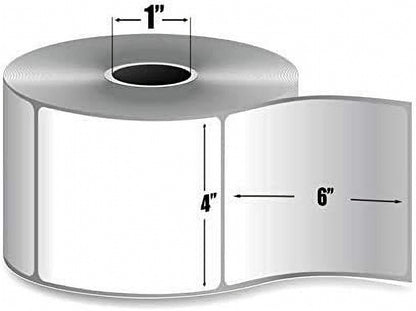 4x6 Thermal Shipping Labels, 500 Fanfold Perforated Labels