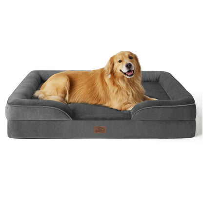 Orthopedic Dog Bed for Large Dogs, Washable Cover