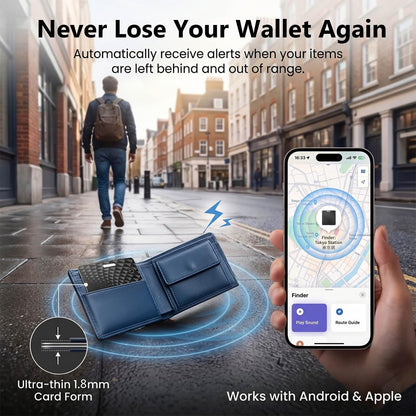 Wallet Tracker Card 2 Pack, Bluetooth Item Finder for iOS & Android