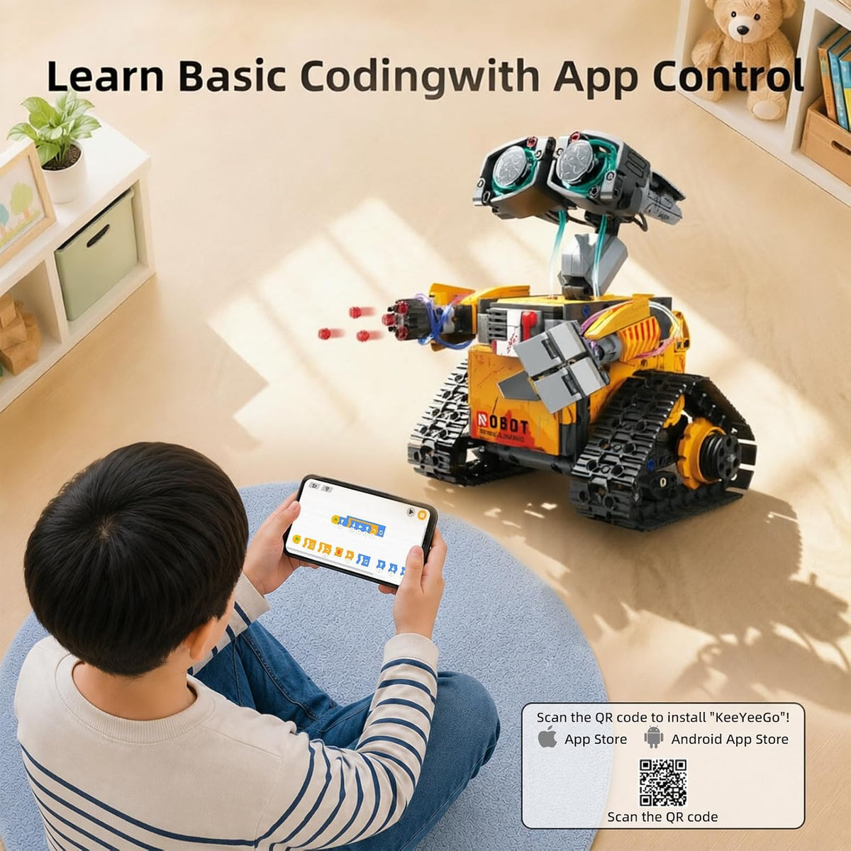 STEM Robot Building Kit with Remote Control STEM Gift for BoysAges 8-13