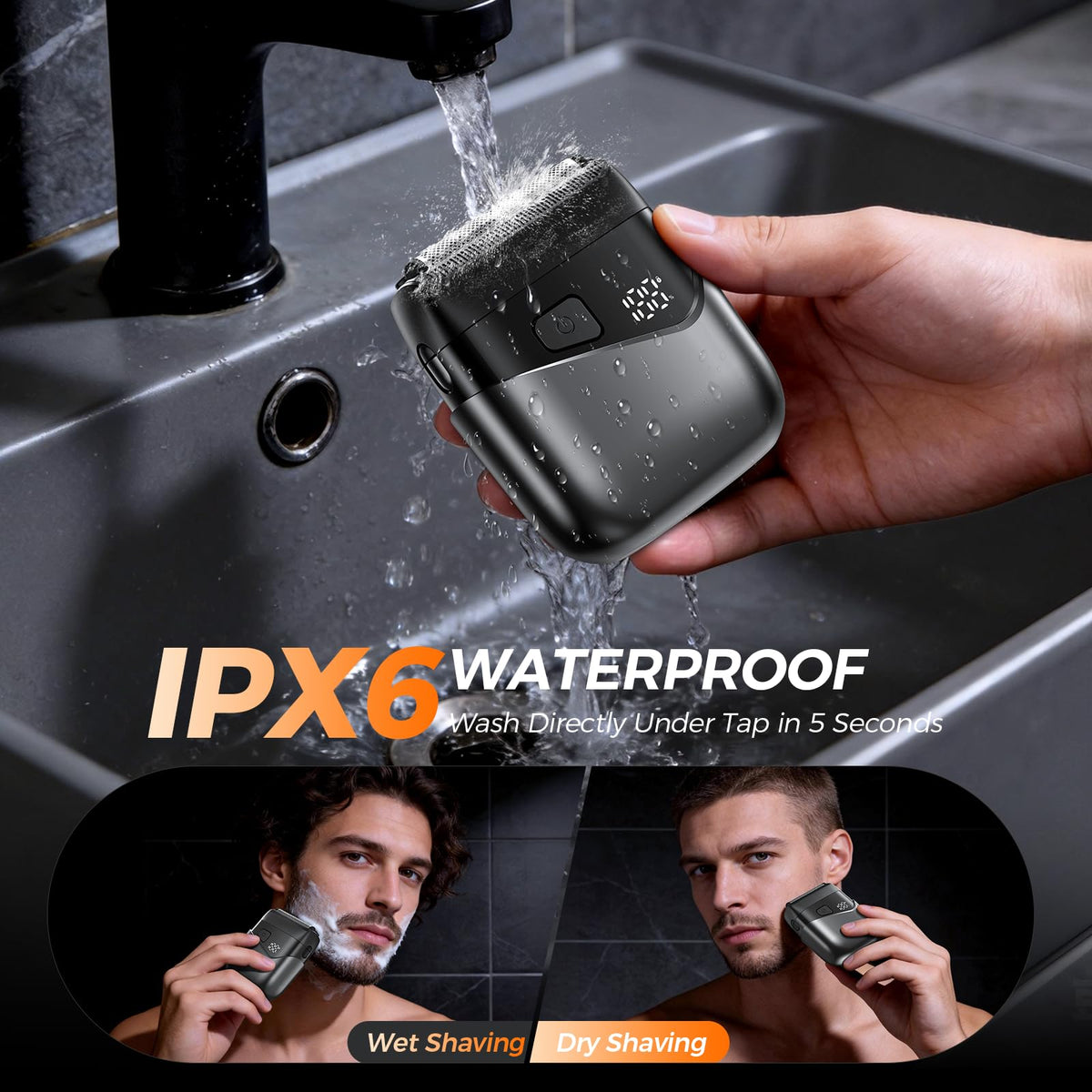 Beard Trimmer with Vacuum for Men, Adjustable 1-20mm