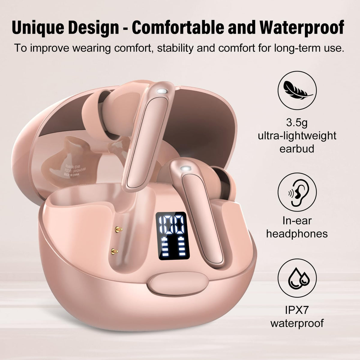 AI Language Translation Earbuds, 3-in-1 Translator Earbuds Real Time