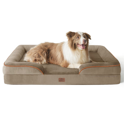 Orthopedic Dog Bed for Large Dogs, Washable Cover