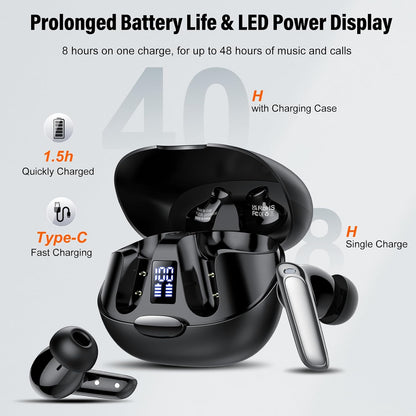 Translator Earbuds, Real Time AI Language Translation Earbuds