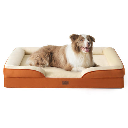 Orthopedic Dog Bed for Large Dogs, Washable Cover