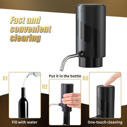 Electric Wine Aerator Dispenser, Rechargeable Automatic Wine Pourer