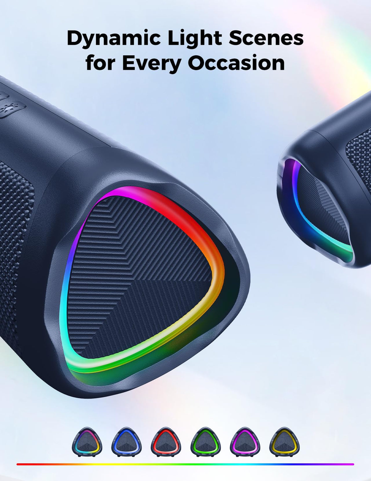 Portable Bluetooth Speaker 20W, IPX5 Waterproof, 24H Playtime