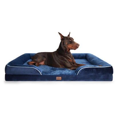 Orthopedic Dog Bed for Large Dogs, Washable Cover