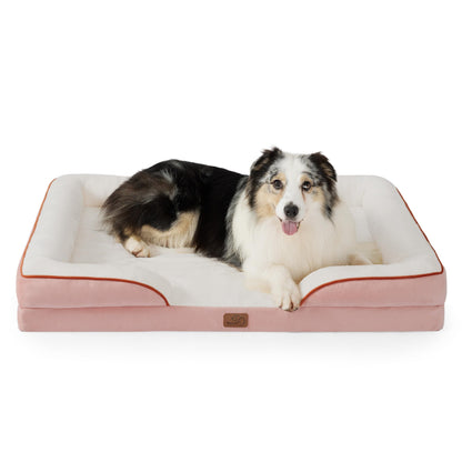 Orthopedic Dog Bed for Large Dogs, Washable Cover