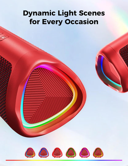 Portable Bluetooth Speaker 20W, IPX5 Waterproof, 24H Playtime