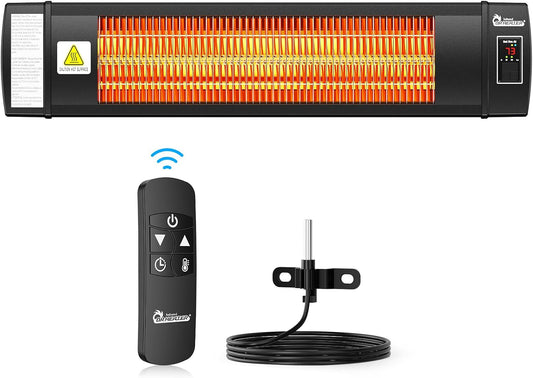 Infrared Space Heater Indoor & Outdoor with Remote & Thermostat