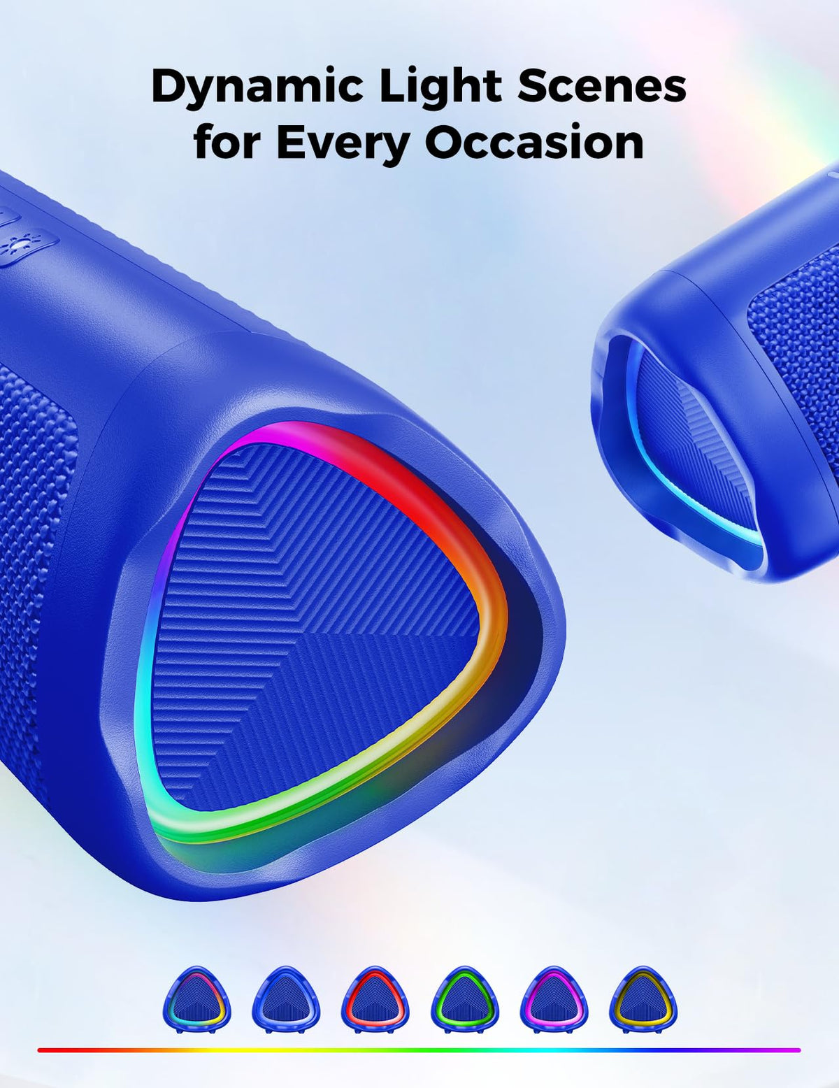 Portable Bluetooth Speaker 20W, IPX5 Waterproof, 24H Playtime