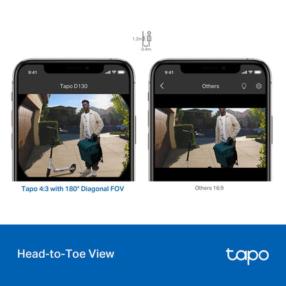 Wireless Video Doorbell Camera 2K, 160° Ultra Wide View