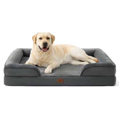 Orthopedic Dog Bed for Large Dogs, Washable Cover