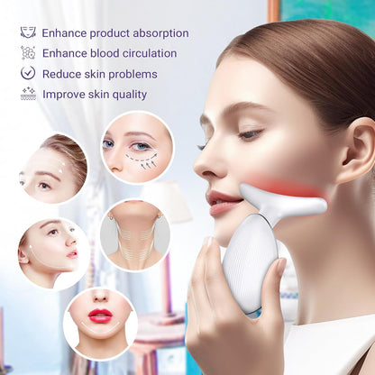 Face Massager for Neck & Face, 3 Modes Face Sculpting Tool