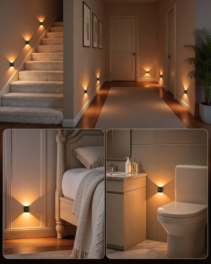 Motion Sensor Stair Lights Indoor, Rechargeable Magnetic Night Lights