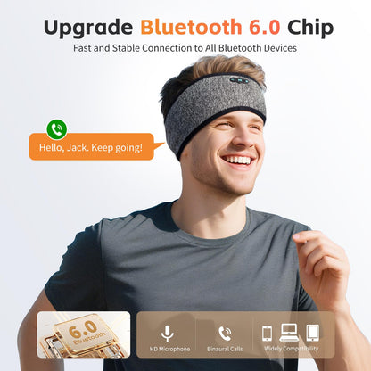 Sleep Headphones Bluetooth Headband for Side Sleepers